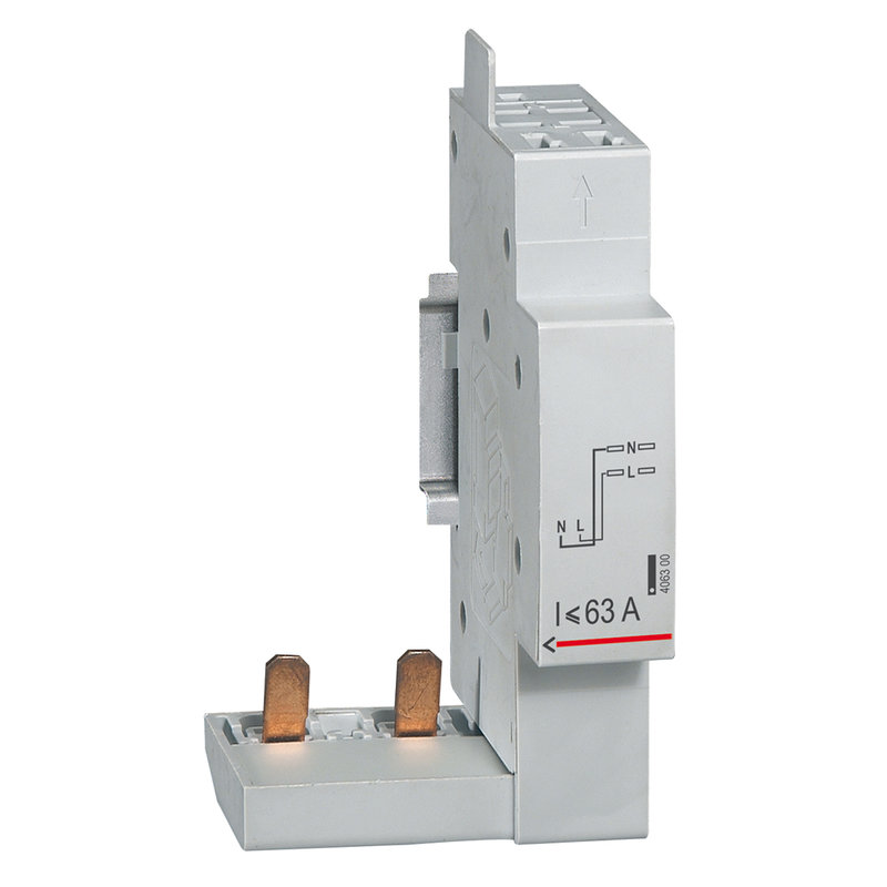 Legrand 406300 - Module raccord par peigne DX tête de groupe  - 2P jusqu'à 63A