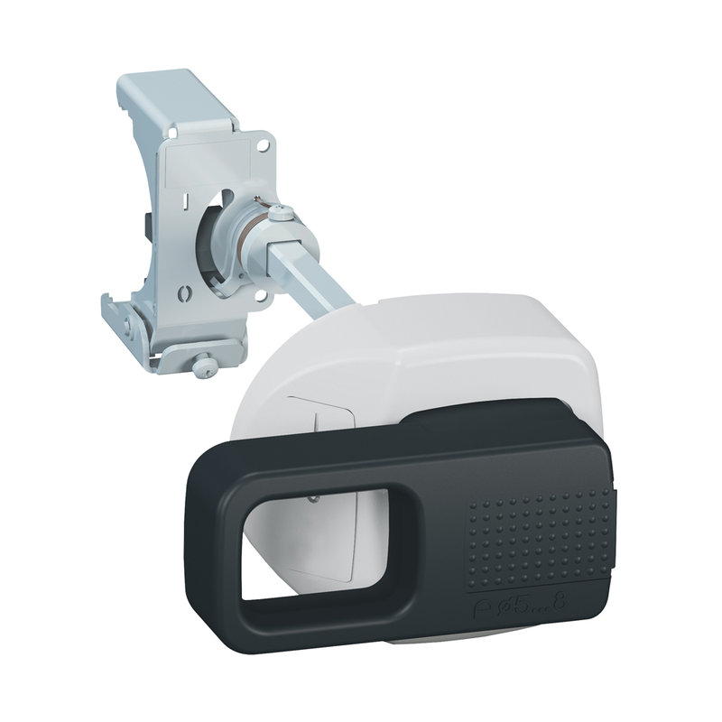 Legrand 406319 - Commande rotative déportée DX³ avec poignée noire