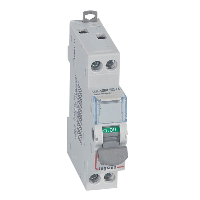 Legrand 406432 - Interrupteur-sectionneur DX³-IS 2P 400V~ - 20A - 1 module