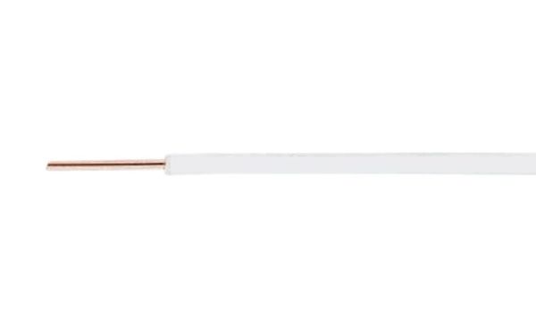 [CAB-FLUO-B] Fil Électrique Néon Rigide 1X0.5 H05V2-U Blanc 8/10Em - Couronne De 100M