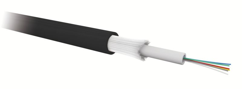 [CAB-FO45] Câble 12 Fibres Os2 Libre Int/Ext Zh Armé Fibre De Verre - Prix au mètre
