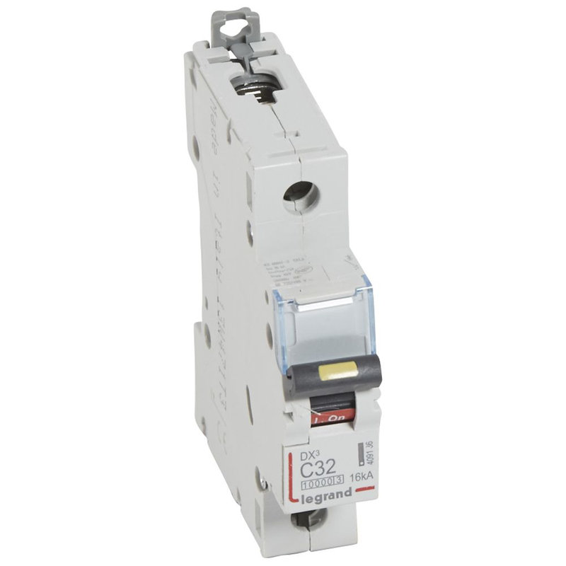 Legrand 409136 - Disj. DX³ 1000kA 16kA arrivée haute/départ bas à vis 32A -courbe C -1 module