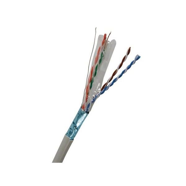 [CAB-FTP0] Câble S/Ftp - Blindé - 4 Paires Cat. 7 Pour Réseau Informatique - Touret De 500M