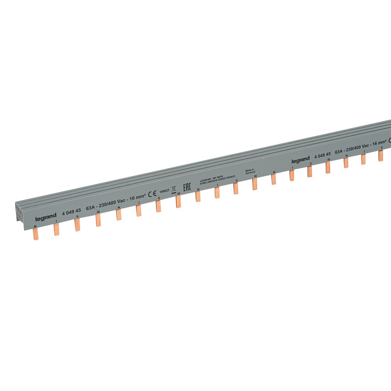 Legrand 404945 - Peigne d'alimentation 4P HX³ traditionnel pour bornes à vis -longueur 56 modules