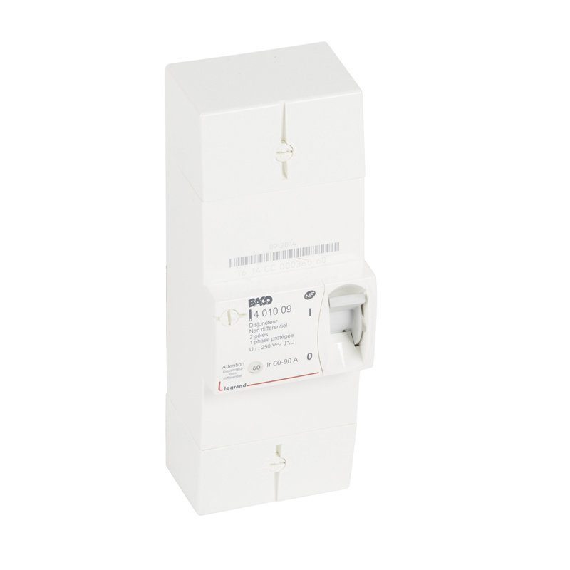 Legrand 401009 - Disjoncteur de branchement Enedis bipolaire non différentiel - 90A