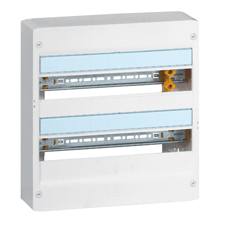 Legrand 401222 - Coffret Drivia 18 modules 2 rangées IP30 IK05 - Blanc RAL9003