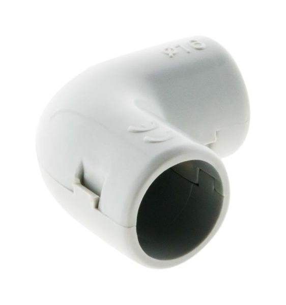 [GW-50407] Tube IRL Equerre - Ø16 gris