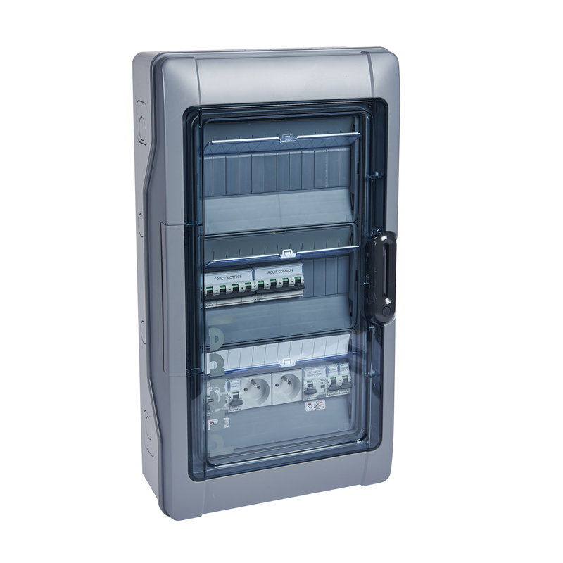 Legrand 401996 - Coffret DTU IP65 IK09 1 départ 40A - arrivée et départ sur bornier