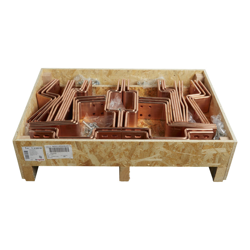 Legrand 404363 - Barres cuivre pliées/percées racc. aval DMX³ invers débro 2500/3200A - alu