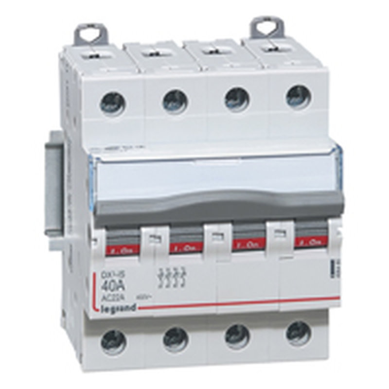 Legrand 406480 - Interrupteur-sectionneur DX³-IS 4P 400V~ - 40A - 4 modules