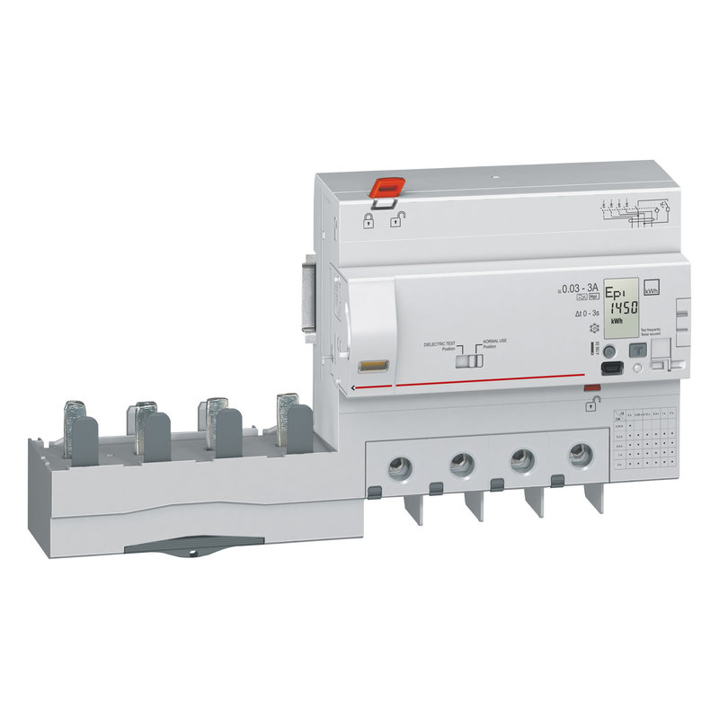 [LEG-410658] Legrand 410658 - Bloc diff adapt DX³-à vis-4P- 400V~-comptage -125A - typeHPI - 30/3000mA - 7,5 M