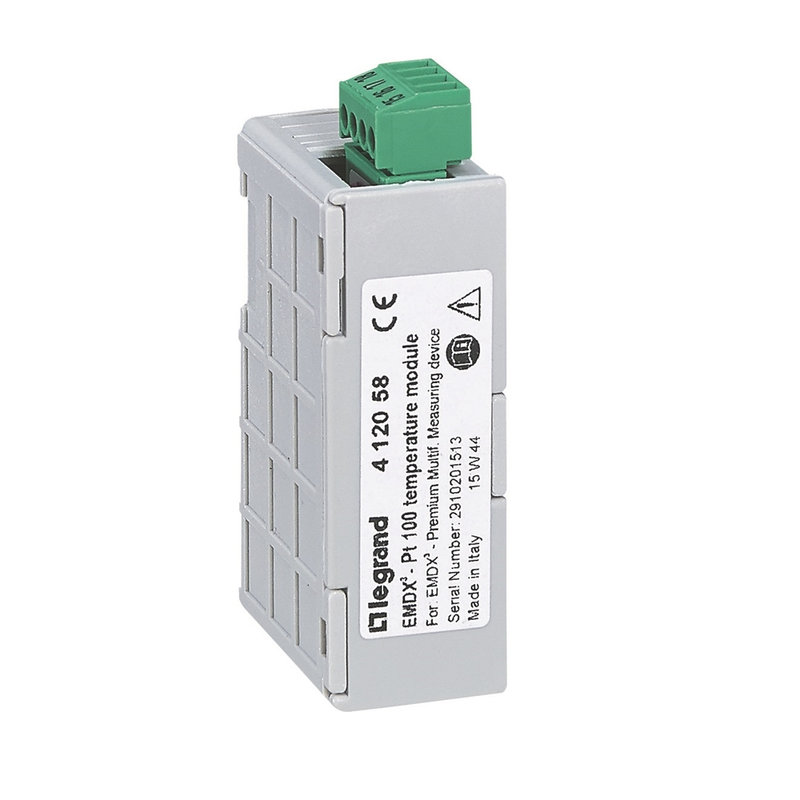 Legrand 412058 - Module de température - centrale EMDX³ Premium réf.412053 pour 2 sondes Pt 100
