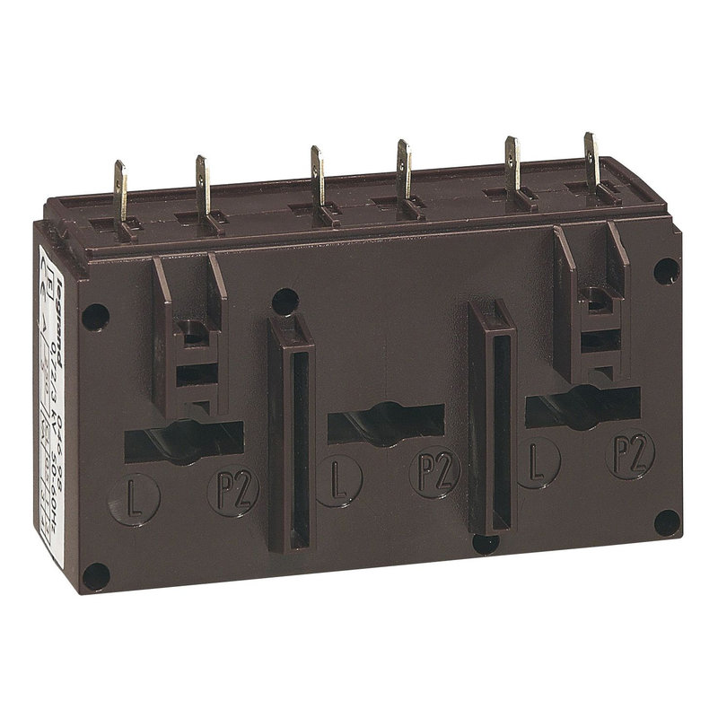 Legrand 412158 - Transformateur de courant triphasé fermé 400/5 pour 3 barres 30,5x5,5mm 4VA