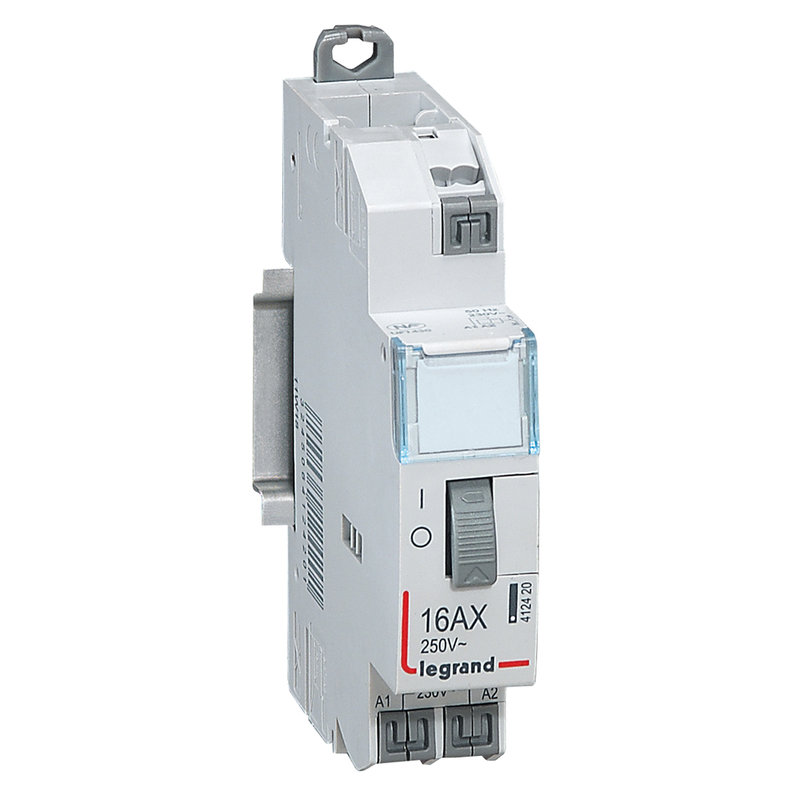 Legrand 412420 - Télérupteur standard à bornes auto 230V~- 1P - 250V~~ - 16A - 1F - 1 module