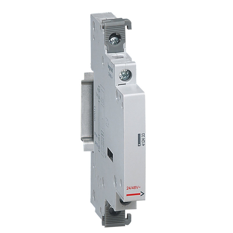 Legrand 412433 - Auxiliaire de commande centralisée pour télérupteurs 24V~ à 48V~ - 0,5 module