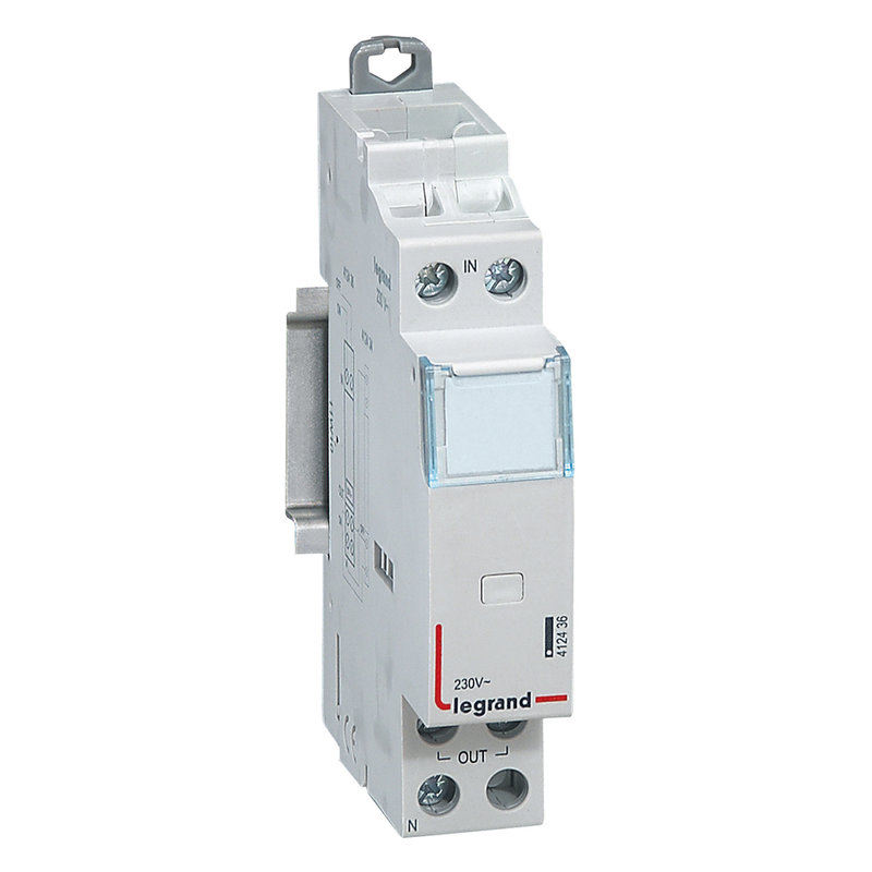 Legrand 412436 - Auxiliaire commande centralisée générale pour groupe télérupteurs 230V~ - 1 mod
