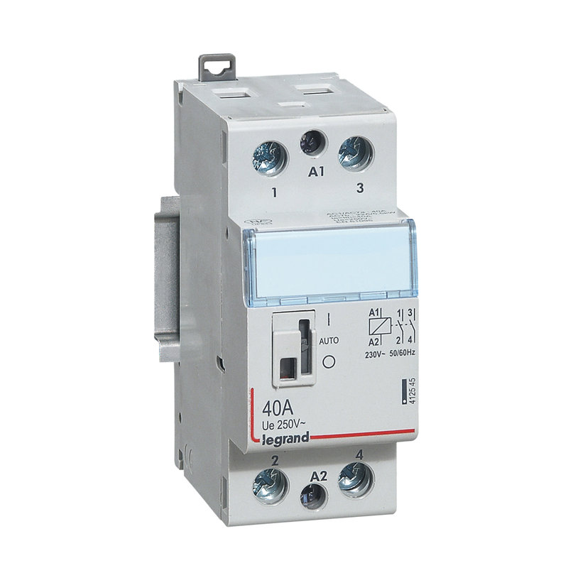 Legrand 412545 - Contacteur de puissance CX³ bobine 230V~ - 2P 250V~ - 40A - 2F - 2 modules