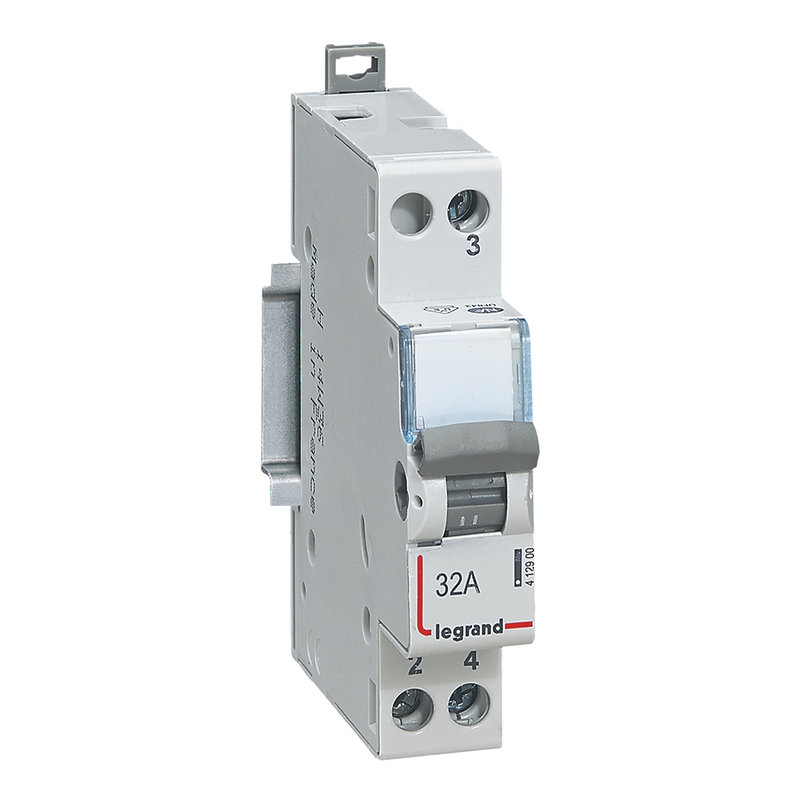 Legrand 412900 - Interrupteur-inverseur modulaire va-et-vient 250V~ - 1 module