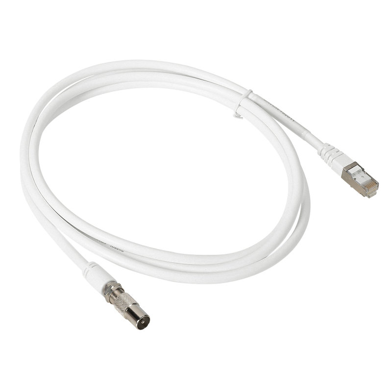 Legrand 413040 - Cordon coaxial avec embout coaxial et embout RJ45 - longueur 2m