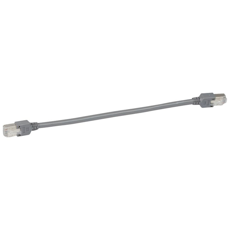 Legrand 413045 - Cordon souple multimédia S/FTP pour module de brassage 413104 - longueur 0,2m