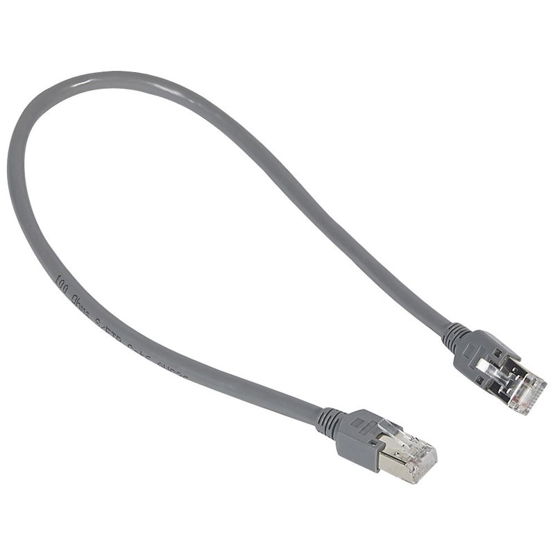 Legrand 413046 - Cordon souple multimédia S/FTP pour module de brassage 413104 - longueur 0,4m