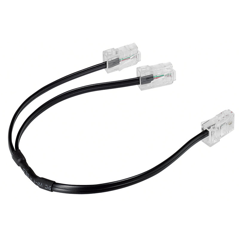 Legrand 413202 - Cordon de brassage double RJ45 téléphone pour réseau multimédia