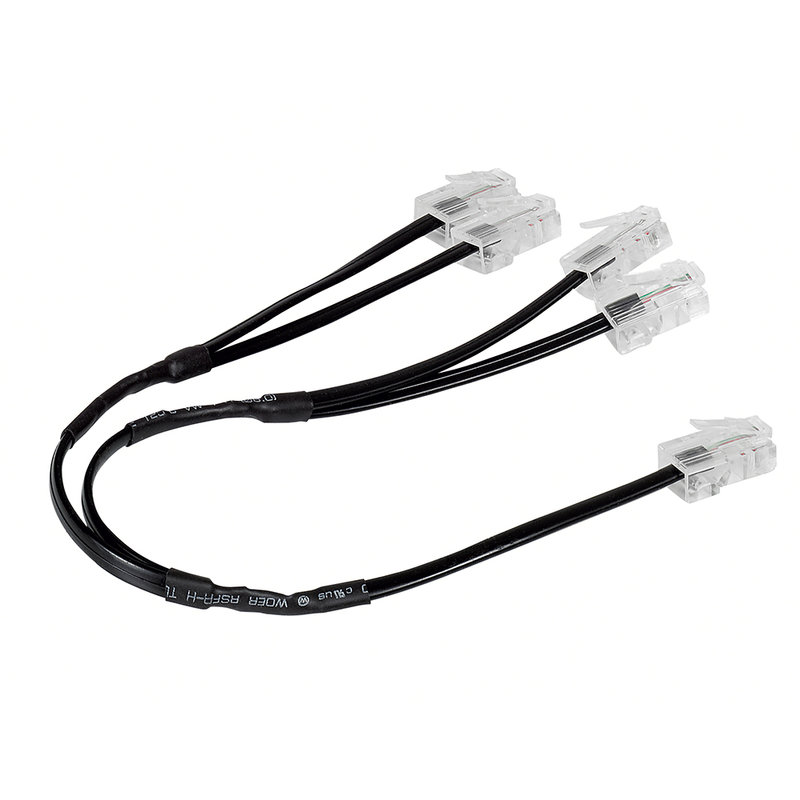 Legrand 413204 - Cordon de brassage quadruple RJ45 téléphone pour réseau multimédia