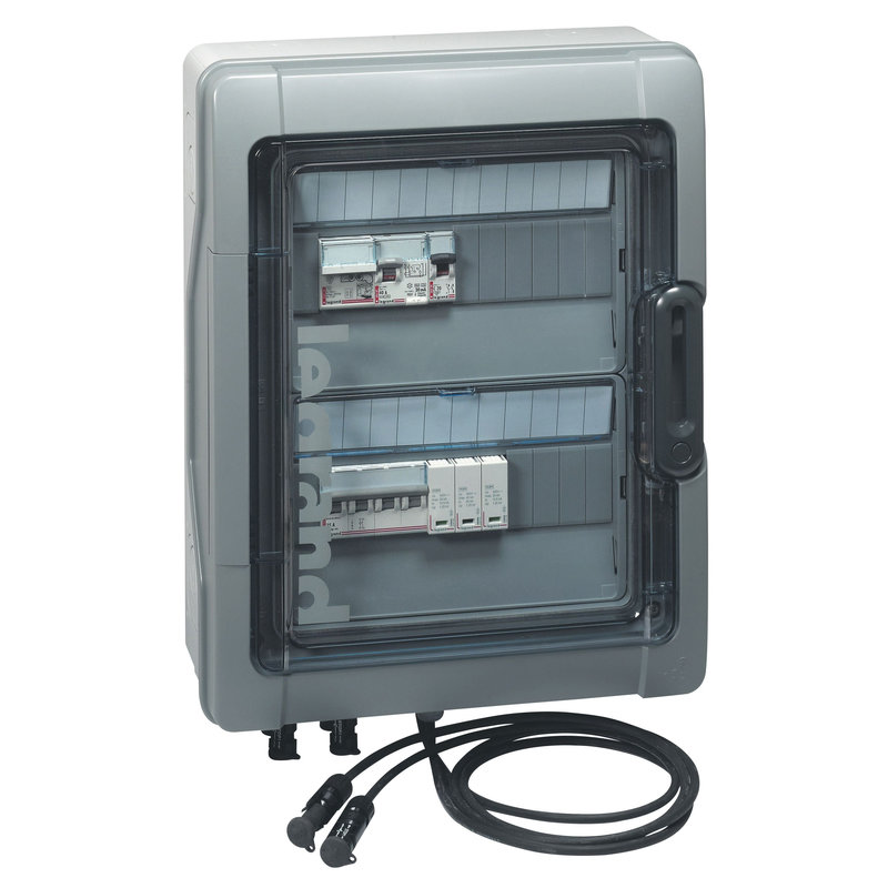 Legrand 414001 - Coffret photovoltaïque - IP65 - pré-câblé 3kWc DC + AC pour 1 ou 2 chaînes