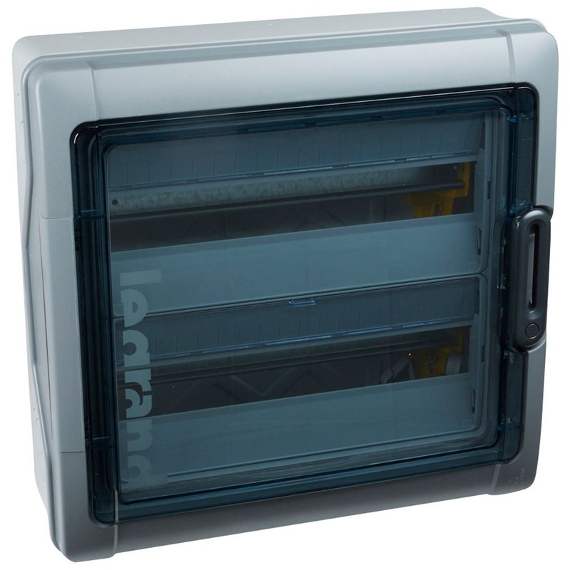 Legrand 414036 - Coffret Plexo³ pour photovoltaïque à équiper - 2 rangées de 18 modules - 1000V=
