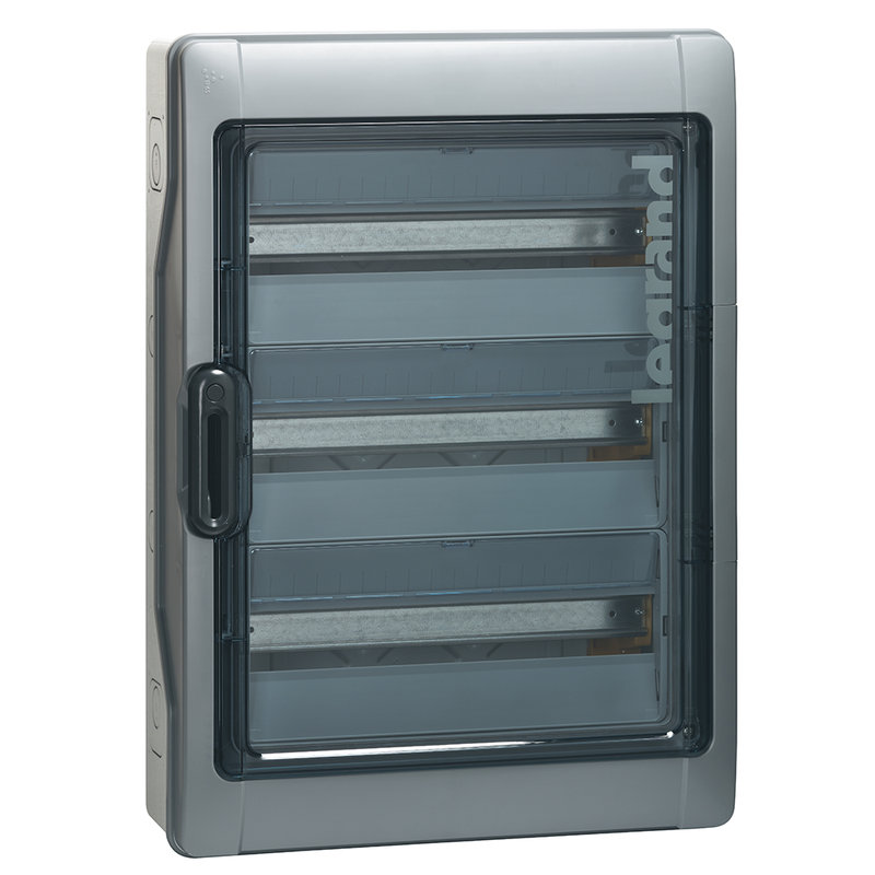 Legrand 414037 - Coffret Plexo³ pour photovoltaïque à équiper - 3 rangées de 18 modules - 1000V=