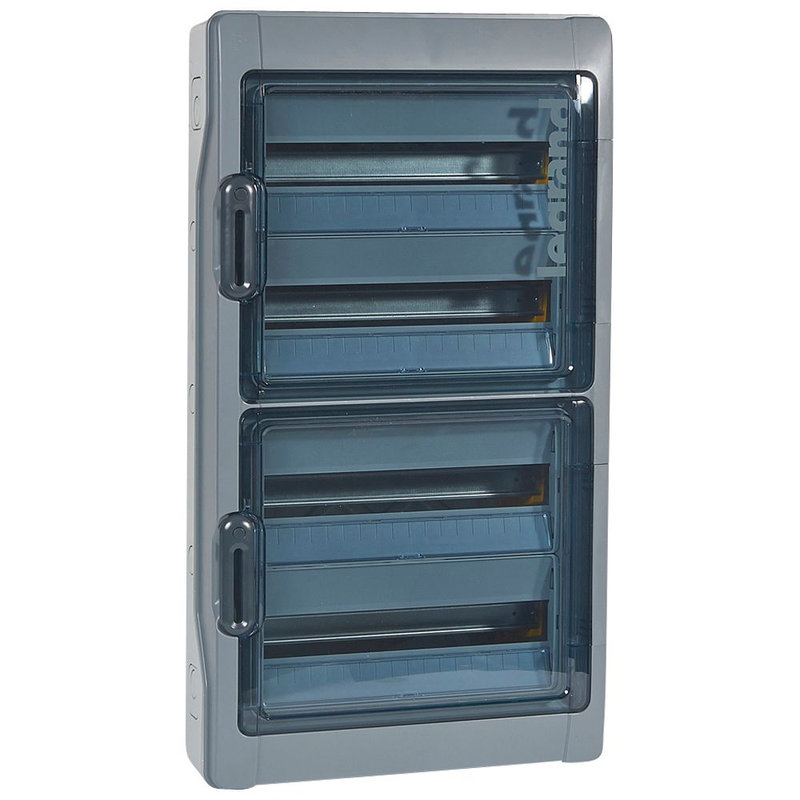 Legrand 414038 - Coffret Plexo³ pour photovoltaïque à équiper - 4 rangées de 18 modules - 1000V=