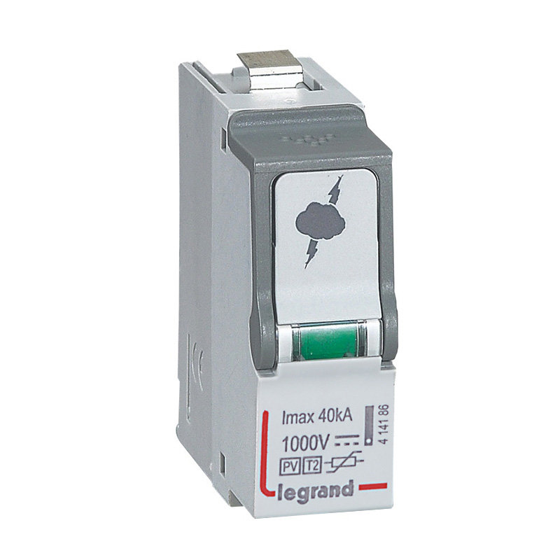 Legrand 414186 - Cassette de rechange débrochable pour parafoudre référence 414156