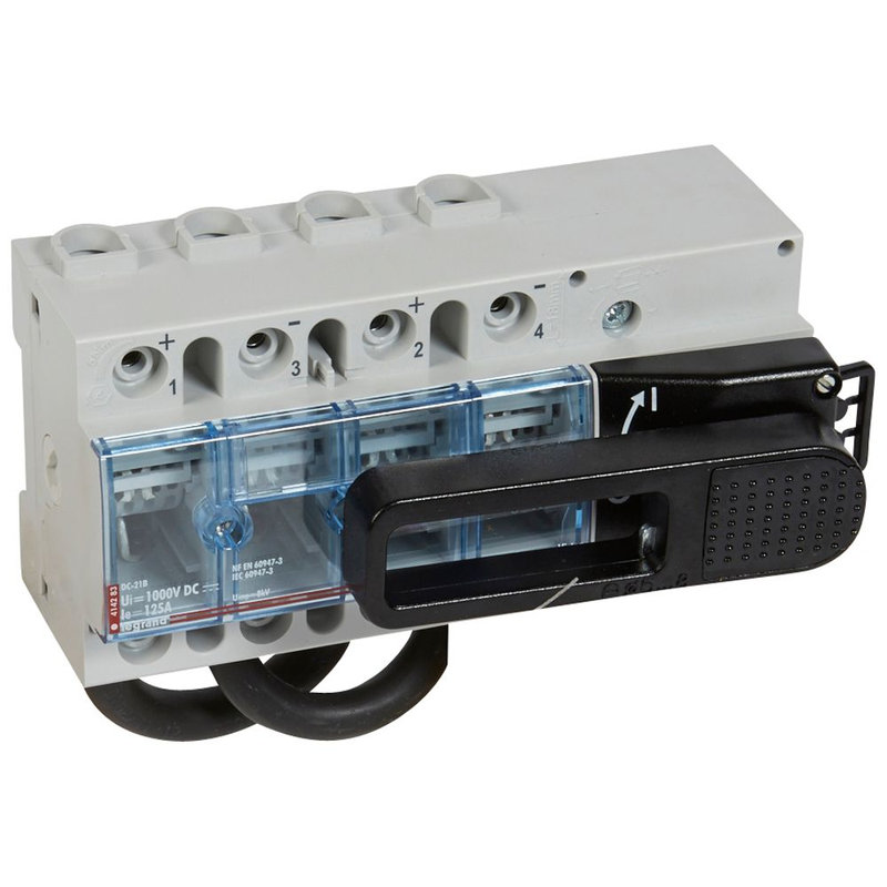 Legrand 414283 - Interrupteur-sectionneur 1000 V= - pour photovoltaïque - 125 A - 9 modules