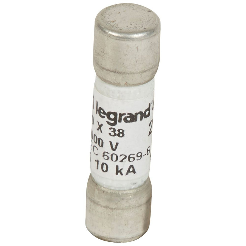 Legrand 414630 - Fusible cylindrique 1000V= 10x38mm gPV pour application photovoltaïque - 20A
