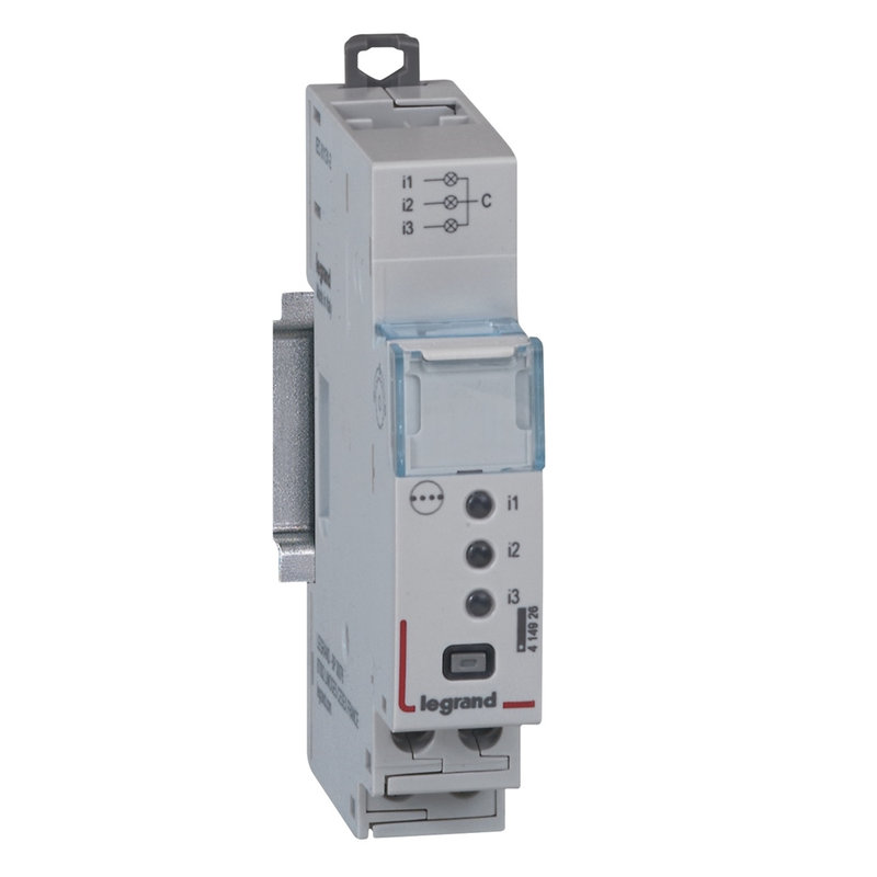 Legrand 414926 - Module concentrateur d'impulsions EMS CX³ 3 circuits compteurs impulsions -1 mod