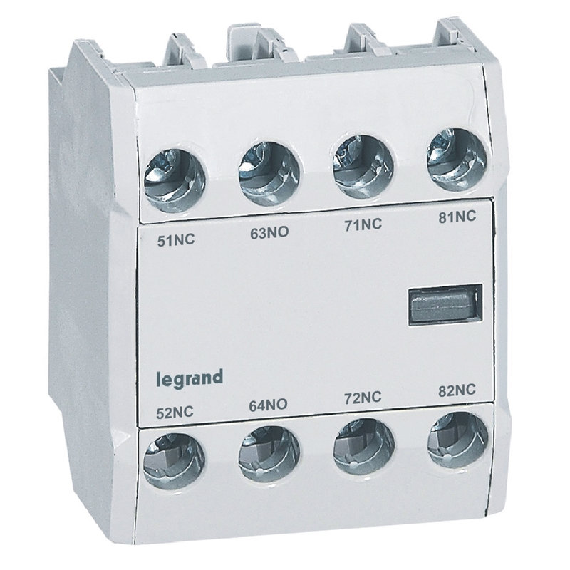 Legrand 416856 - Blocs de contacts auxiliaires pour contacteurs CTX³ - montage frontal 1NO + 3NF