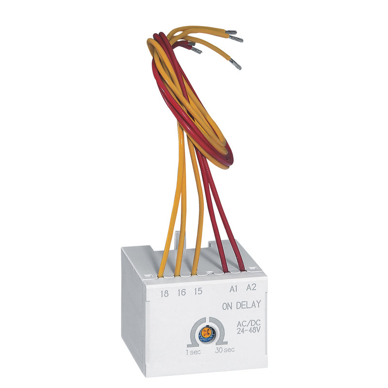 Legrand 416870 - Relais électronique temporisé CTX³ retardé à la fermeture - 24-48 V~