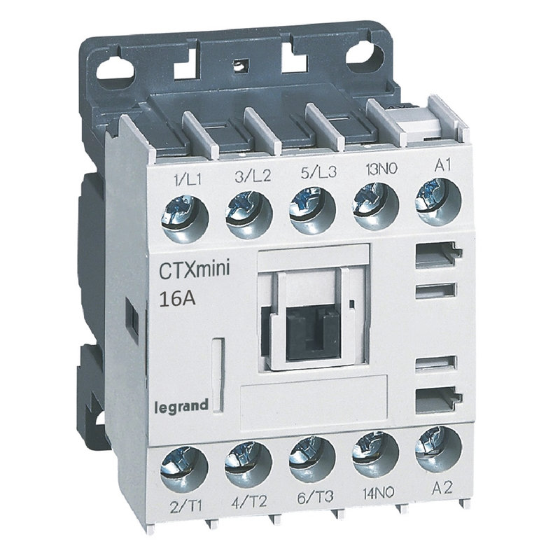 Legrand 417060 - Mini-contacteur de puissance CTX³ 3P 16A+contact auxiliaire-1NO - 24V~