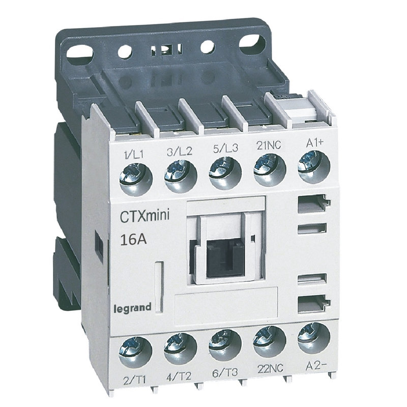 Legrand 417071 - Mini-contacteur de puissance CTX³ 3P 16A+contact auxiliaire-1NF - 24V=