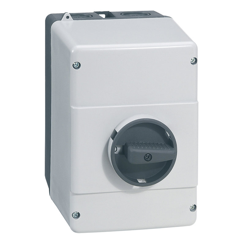 Legrand 417481 - Boîtier IP65 disjoncteur moteur MPX³32H - MPX³32MA - commande rotative noire