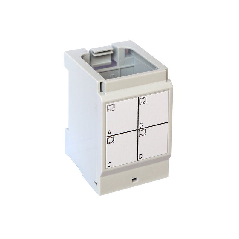 Legrand 413180 - Support pour 4 connecteurs RJ45 FTP et STP coffret de communication