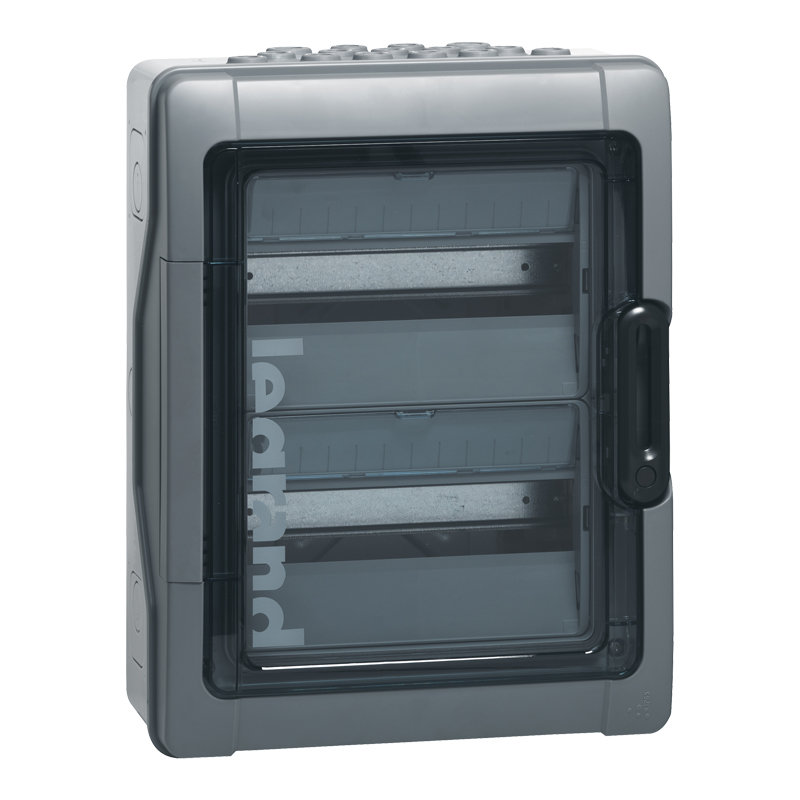 Legrand 414034 - Coffret Plexo³ pour photovoltaïque à équiper - 2 rangées de 12 modules - 1000V=