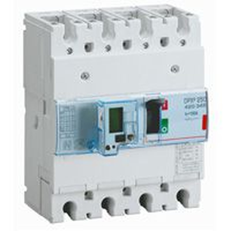 Legrand 420345 - Disjoncteur électronique DPX³250 pouvoir de coupure 36kA 400V~ - 4P - 100A