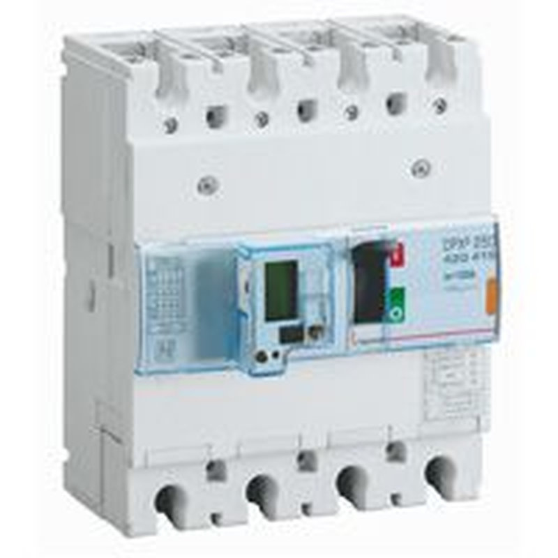 Legrand 420415 - Disjoncteur électronique avec unité de mesure DPX³250 Icu 25kA 400V~ - 4P - 100A