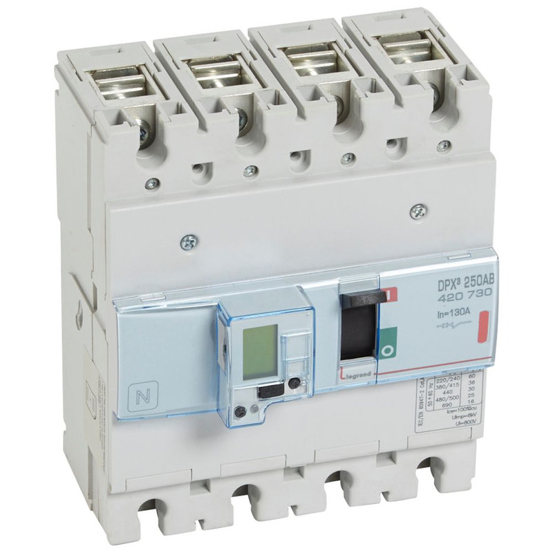 Legrand 420730 - Disjoncteur de branchement version Enedis DPX³250AB 130A 4P