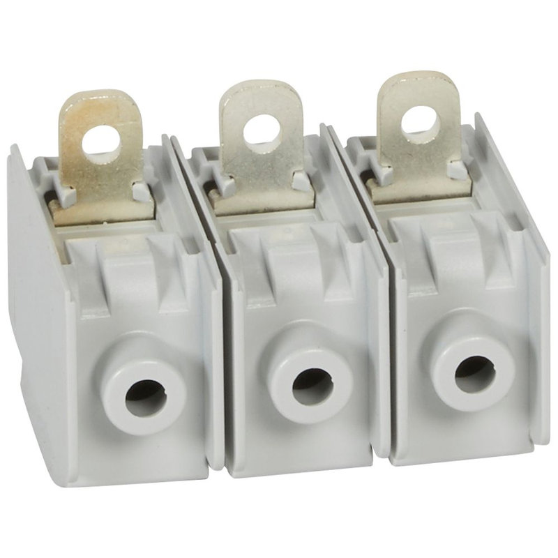 Legrand 421026 - Jeu de 3 bornes à cage grande capacité pour DPX³160 magnétothermique