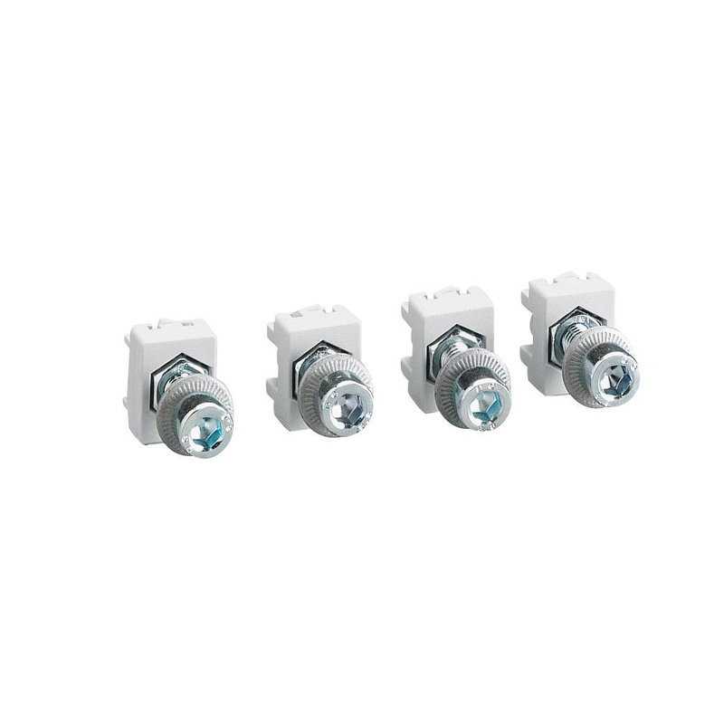 Legrand 421029 - Jeu de 4 bornes à vis pour cosses pour DPX³160 magnétothermique