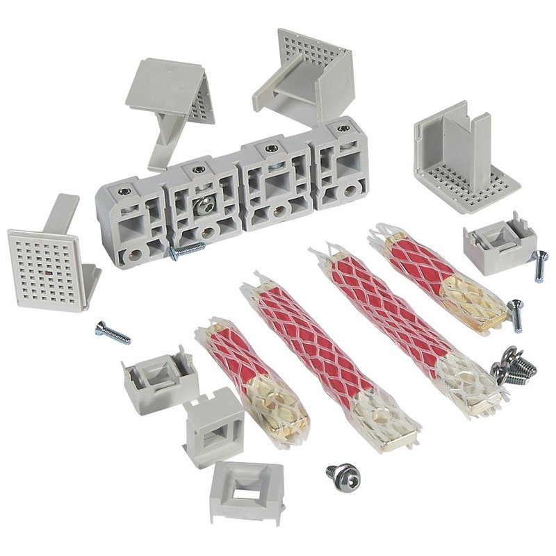 Legrand 421039 - Jeu de 4 prises arrière avec tige à méplats orientables pour DPX³250