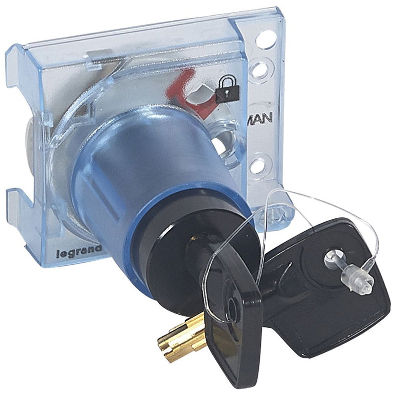 Legrand 421063 - Barillet avec clé étoile verrouillage ouvert cde motorisée frontale DPX³250/160