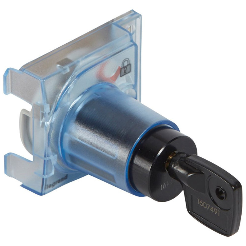Legrand 421066 - Barillet avec clé étoile verrouillage ouvert cde motorisée latérale DPX³250/160
